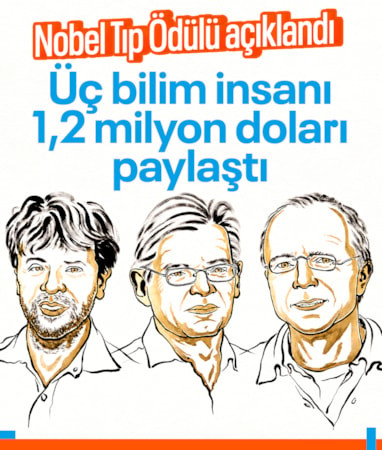 2026 Nobel Tıp Ödülü sahiplerini buldu