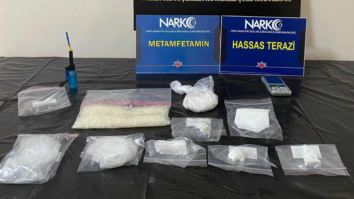 Ordu'da uyuşturucu operasyonunda 1 tutuklama