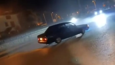 Sakarya'da drift atan sürücüye 140 bin lira ceza