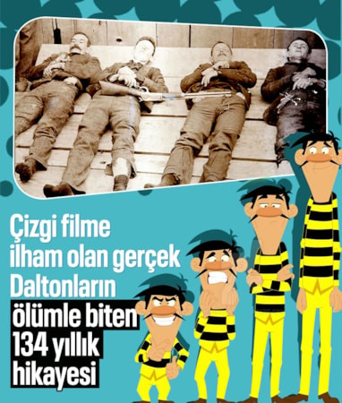 Daltonlara ilham olan gerçek Daltonlar Çetesi: İki bankayı birden soymaya kalktıklarında sonları geldi