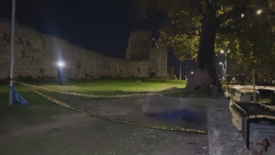 İstanbul'da surlarda erkek cesedi bulundu