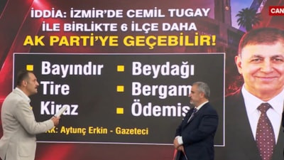 Canlı yayın kulisi: İzmir'de 6 ilçe daha AK Parti'ye geçebilir