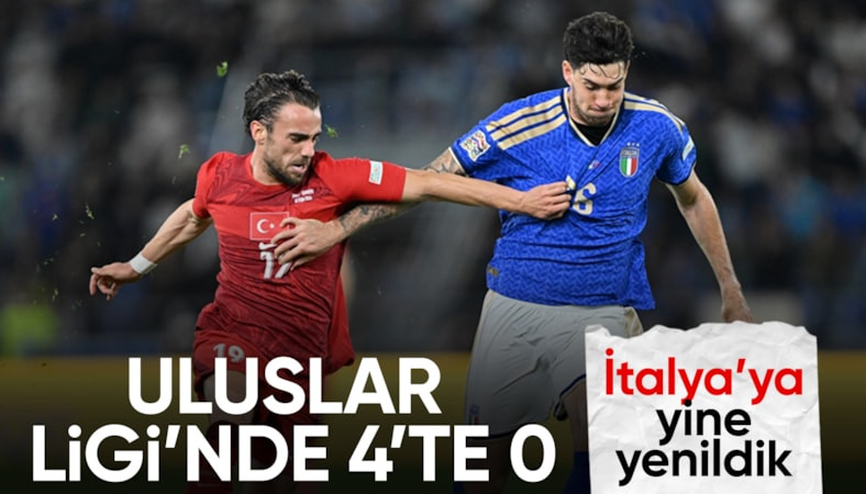 A Milli Futbol Takımımız, İtalya'ya mağlup oldu