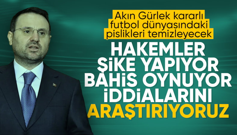 Akın Gürlek: Türk futbolunun temiz olması gerekiyor