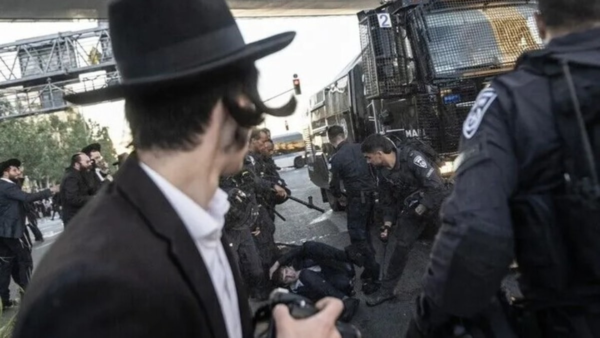 İsrail'de Haredi'nin gözaltına alınma girişimi, olaylar nedeniyle sonuçsuz kaldı