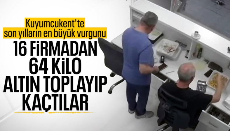 Kuyumcukent'te 64 kiloluk altın dolandırıcılığı: 35 şüpheli hakkında gözaltı kararı