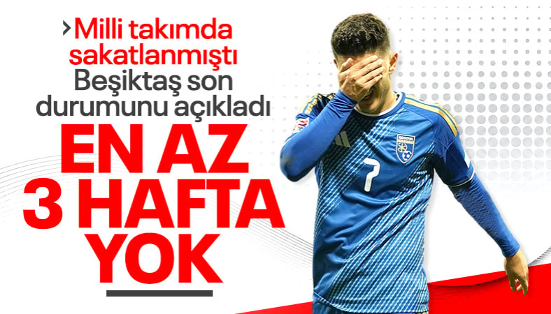 Beşiktaş, Milot Rashica'nın son durumunu açıkladı