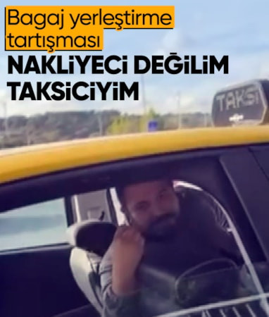 İstanbul'da taksi şoförü ile yolcular arasında “bebek arabası” tartışması