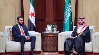 Ahmed Şara ile Prensi Selman bir araya geldi