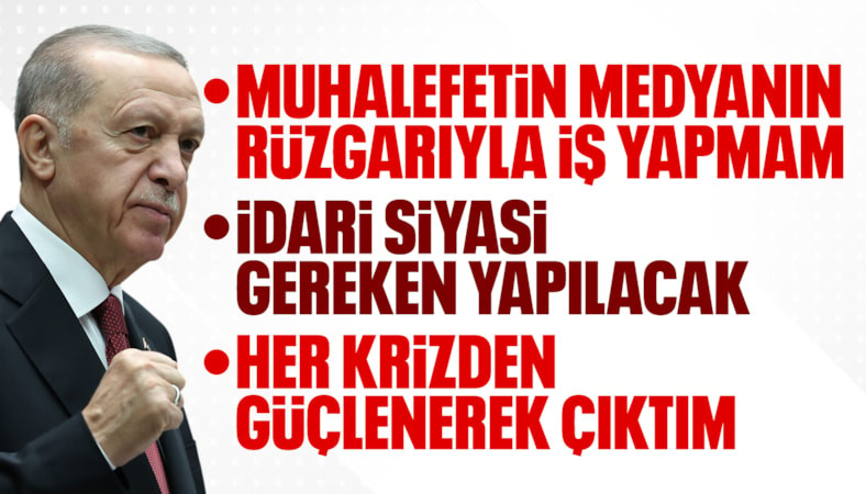 Cumhurbaşkanı Erdoğan'dan 'fon krizi'ne değindi: Bizim için ahlaktan ayrı değildir