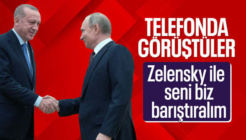 Cumhurbaşkanı Erdoğan, Vladimir Putin ile telefonda görüştü
