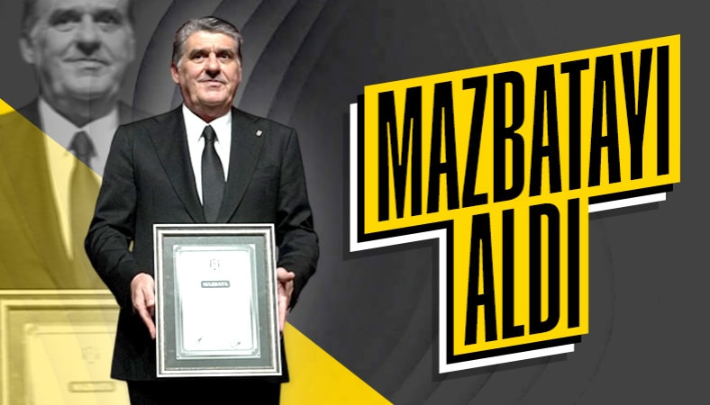 Beşiktaş Kulübü'nde mazbata töreni yapıldı