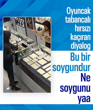Tekirdağ'da oyuncak tabancayla kuyumcu soymaya kalkan A.U. yakalandı