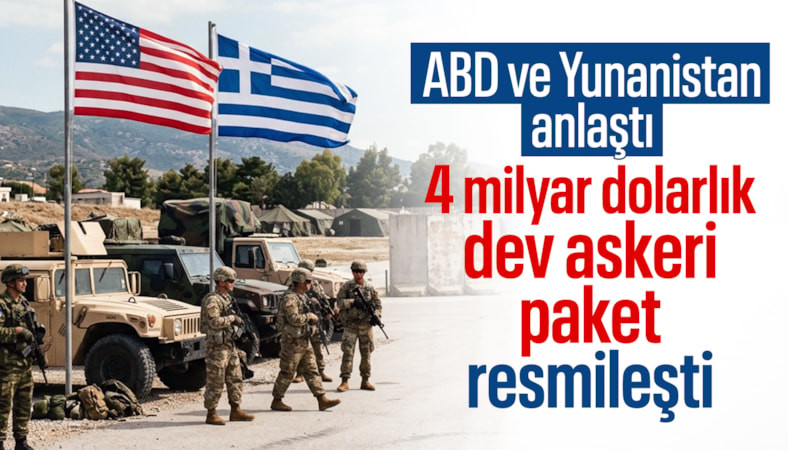 ABD’den Yunanistan’a dev askeri paket: 4 milyar dolarlık anlaşma sağlandı