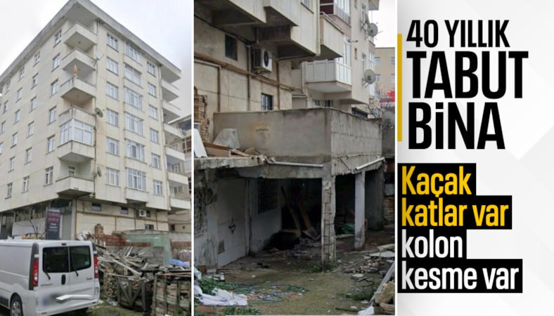 Maltepe'de çöken binanın 2 katı kaçak çıktı