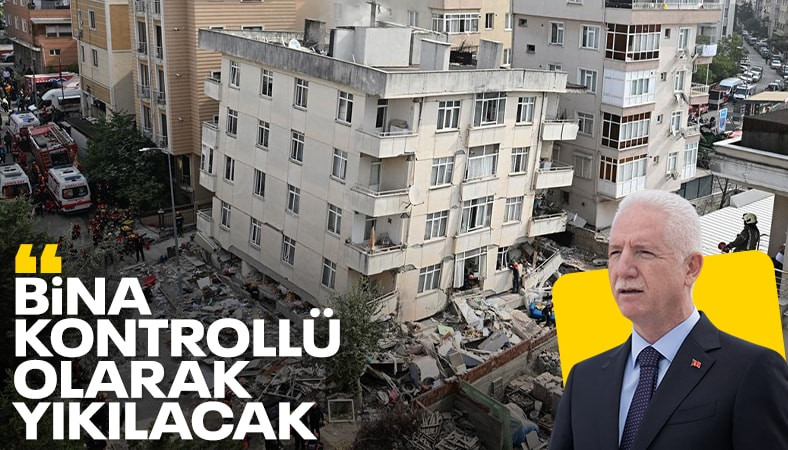 İstanbul Valisi Davut Gül: Maltepe'deki bina kontrollü yıkılacak