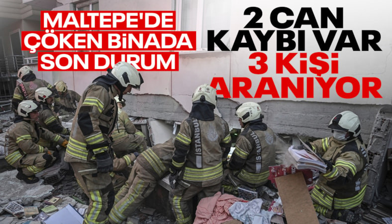 İstanbul'da 7 katlı bina çöktü