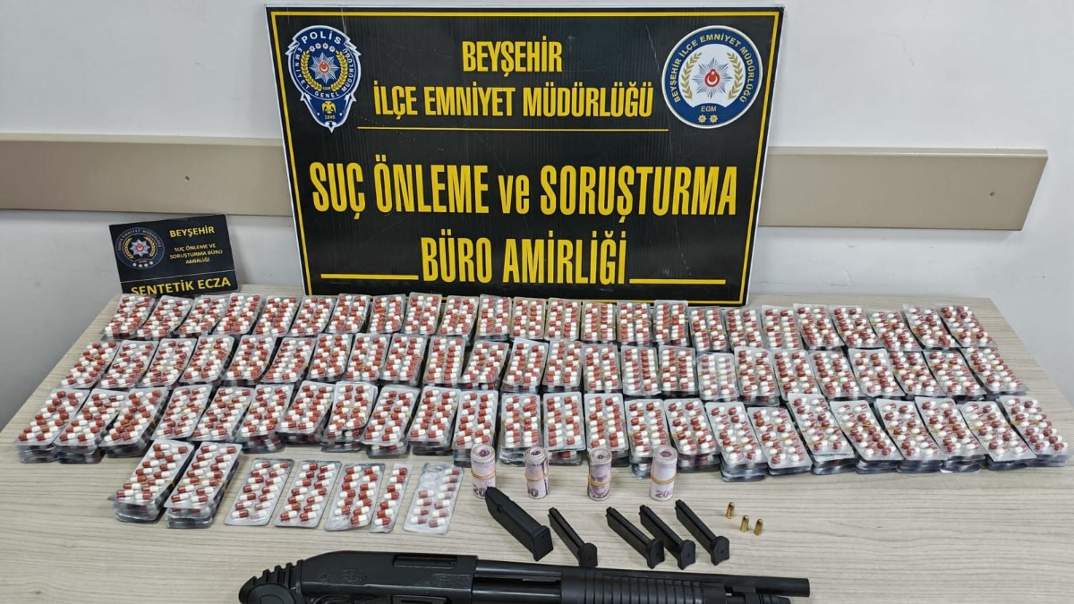 Konya’da uyuşturucu operasyonunda 5 şüpheli gözaltına alındı