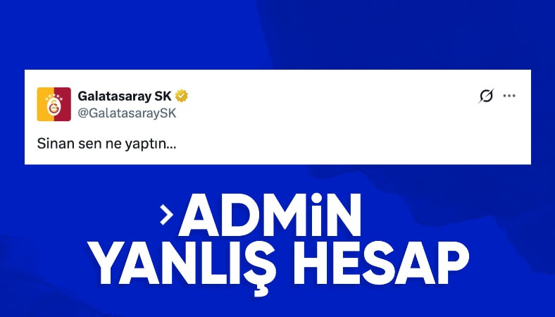 Galatasaray'dan ilginç paylaşım: Sinan sen ne yaptın…