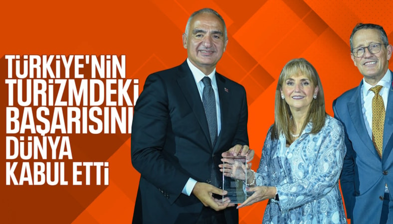 Mehmet Nuri Ersoy'a WTTC'den turizmde üstün liderlik ödülü