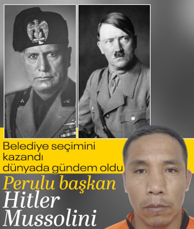 Peru'da belediye başkanlığı seçimini Hitler Mussolini kazandı