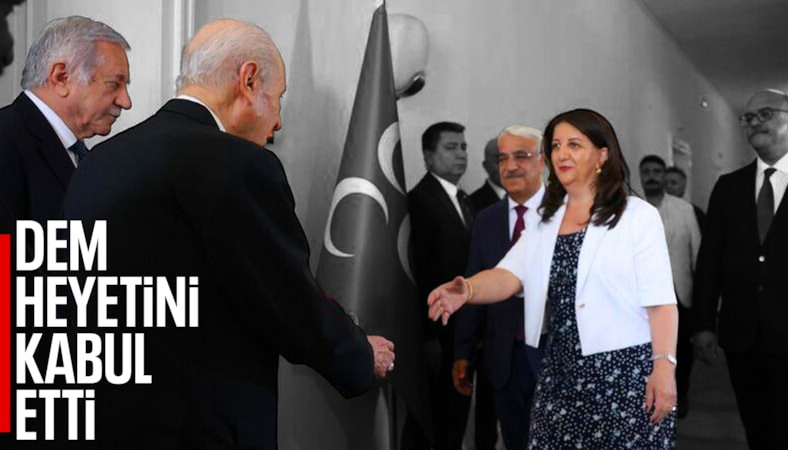 DEM Parti İmralı Heyeti, MHP lideri Bahçeli ile görüştü