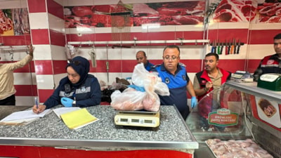 Şanlıurfa'da ele geçirilen 170 kilo bozuk et imha edildi
