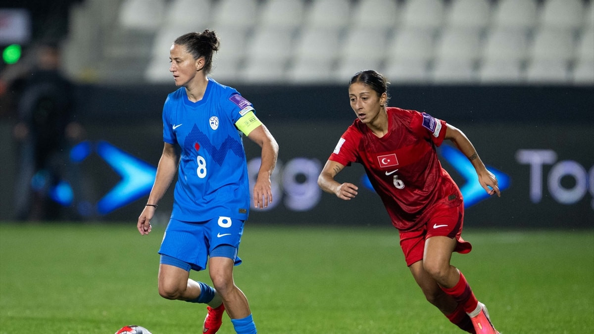 A Milli Kadın Futbol Takımı, Slovenya ile berabere kaldı