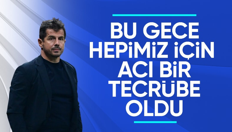 Emre Belözoğlu: Acı bir tecrübe oldu