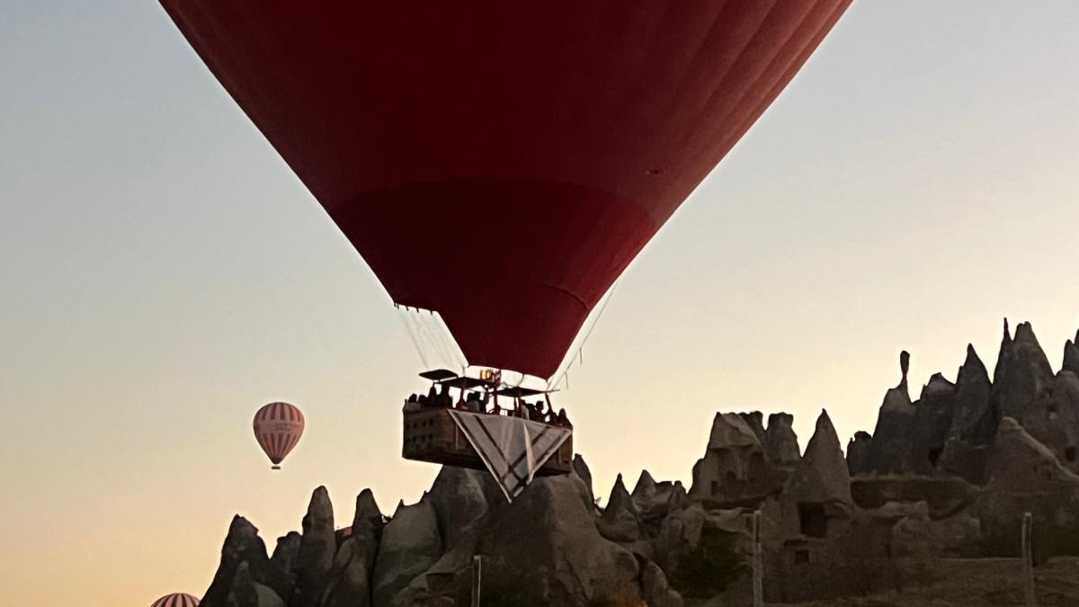 Kapadokya’da balonlar Gazze için havalandı