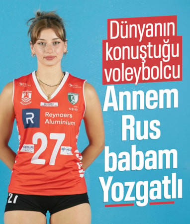 Fotoğrafıyla viral olan voleybolcu Meryem konuştu: Annem Rus, babam Yozgatlı