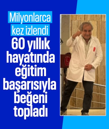 Ankara'da 60 yaşında tıp fakültesinden mezun oldu