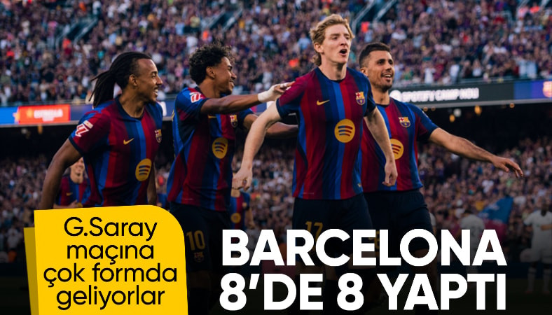 Galatasaray'ın rakibi Barcelona, Getafe'ye şans tanımadı