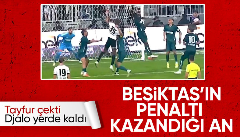 Beşiktaş, Kocaelispor maçında penaltı kazandı