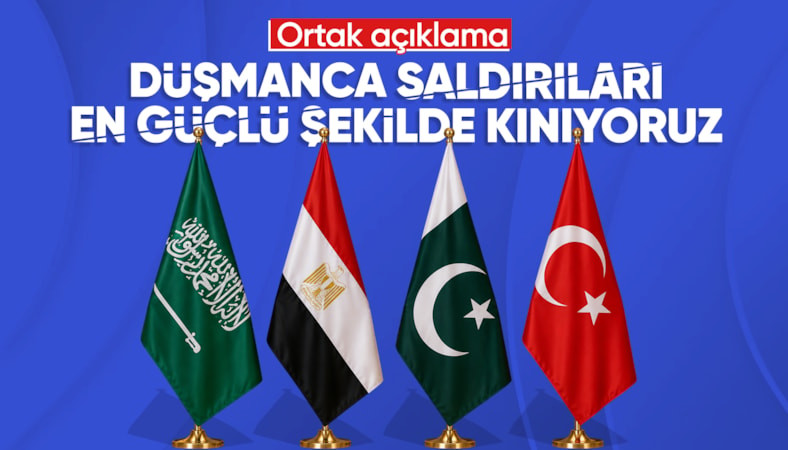 R4 ülkelerinden Riyad'daki saldırılara ilişkin ortak kınama