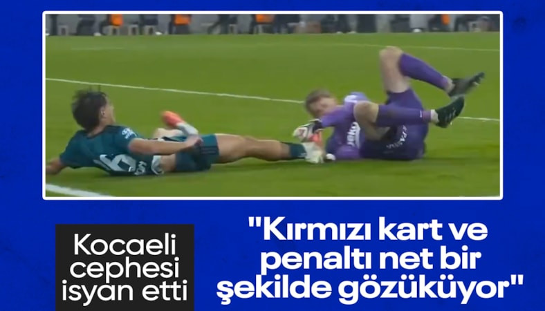 Kocaelisporlu futbolculardan penaltı eleştirisi!