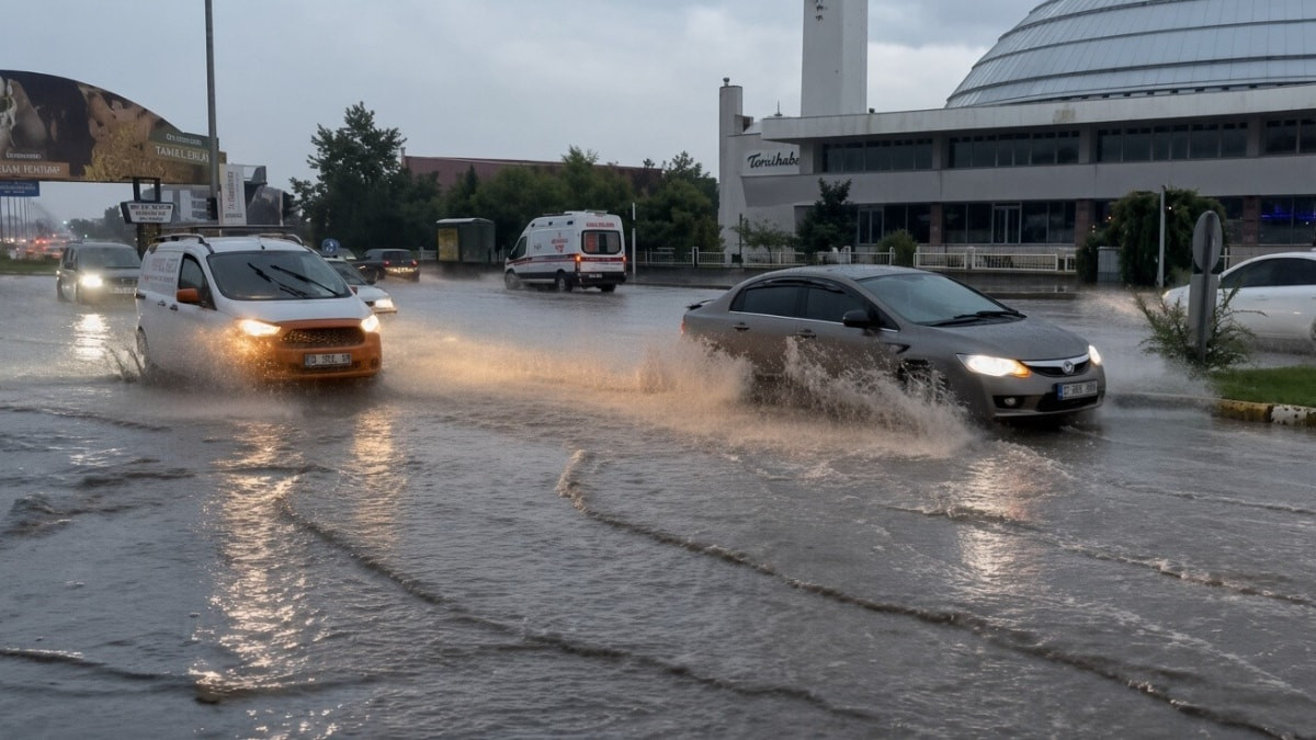 Erzincan’da yağmur etkili oldu