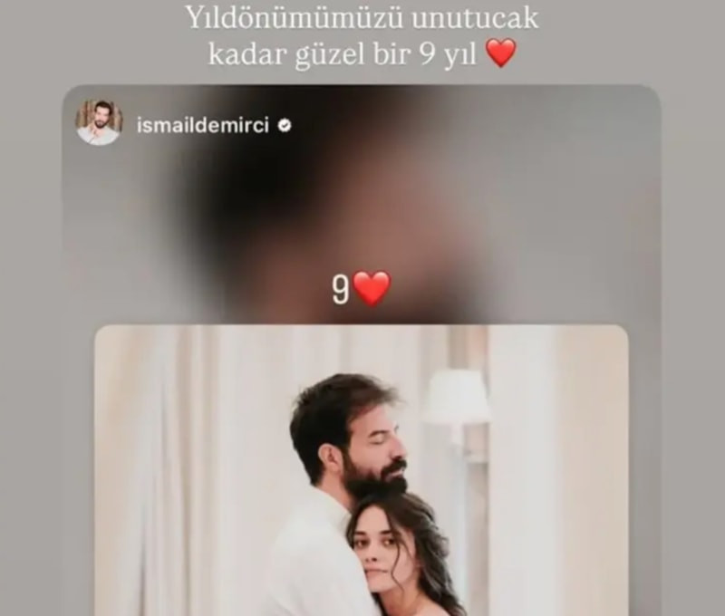 İsmail Demirci ve Hande Soral: 9. Yıldönümünü Medyada Kutladılar