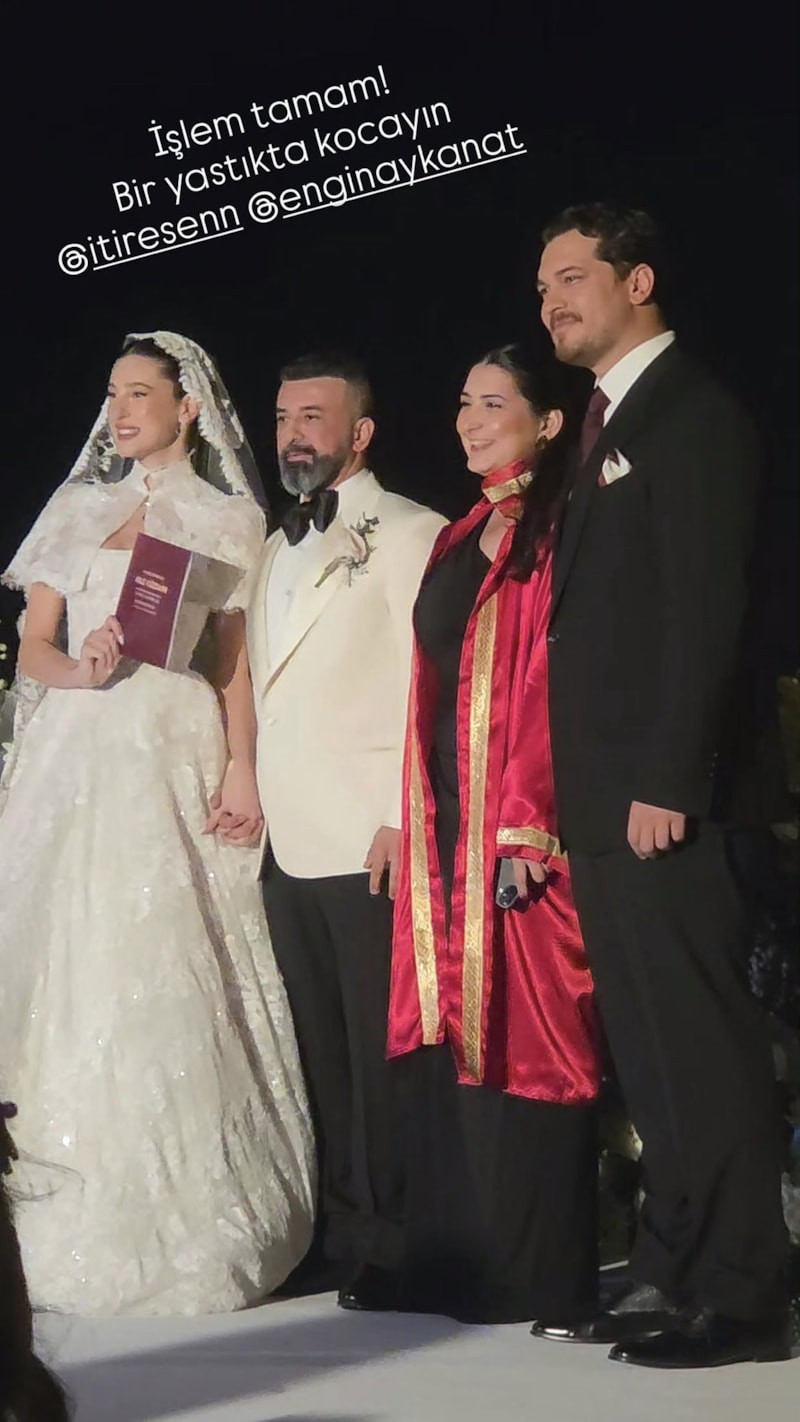Itır Esen ve Engin Aykanat’ın Sade Nişanından Düğüne Uzanan Özel Anlar