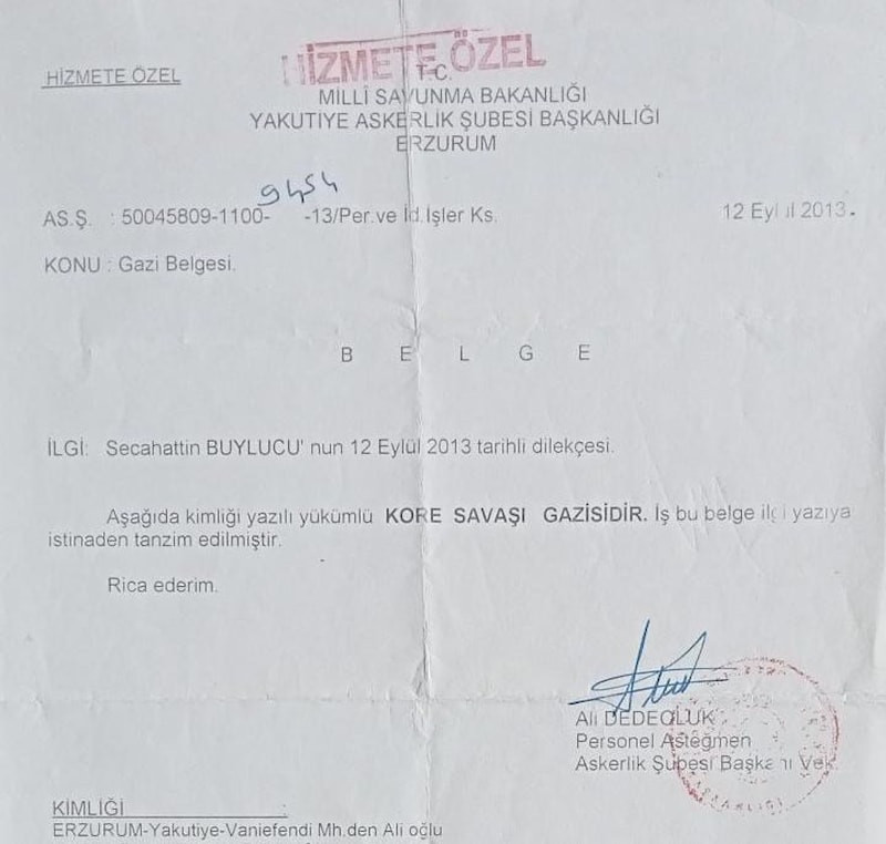 Erzurum’da Kore Savaşında Yaşanan İki Belgeyle Tarihe Işık Tutan Keşif
