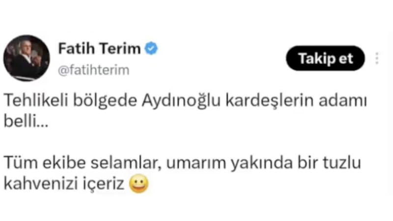 Tuzlu Kahve Dizisine Fatih Terim Yorumu ve Yayınlanması Hakkında Gelişmeler