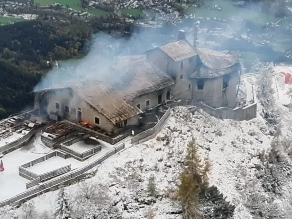 Hitler'in dağ evi Kartal Yuvası'nda yangın: 1 kişi gözaltında - Ensonhaber