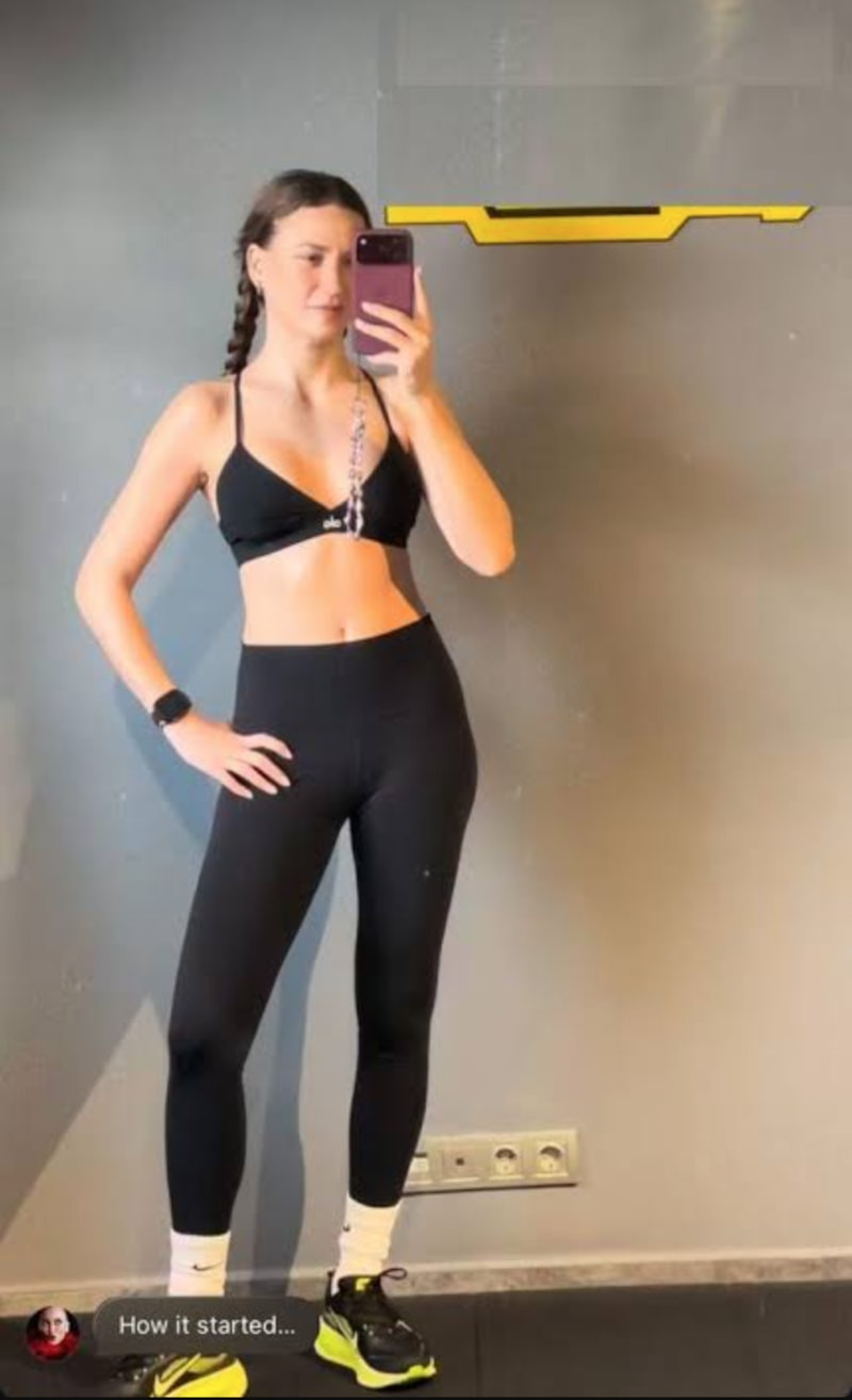Serenay Sarıkaya'nın Spor Sonrası Samimi Anı Paylaşımı