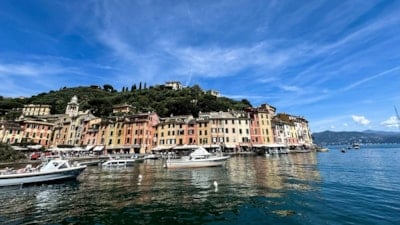 Renkli evleriyle Portofino