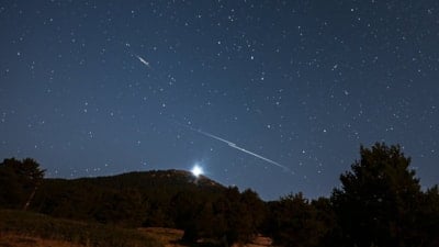 Yurt genelinde meteor yağmurundan büyüleyici kareler