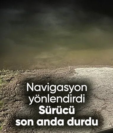 Sinop'ta heyelanla kapanan yol gölete dönüştü: Navigasyon facianın eşiğine getirdi