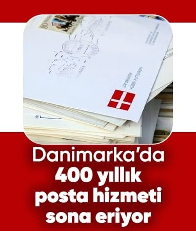 Danimarka’da 400 yıllık mektup dağıtımı sona eriyor