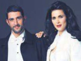 Derya Büyükuncu eşiyle mankenlik yaptı