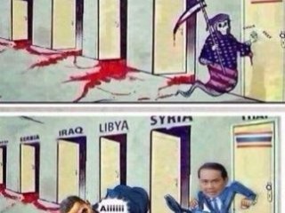 Tayland'dan Obama'lı karikatür