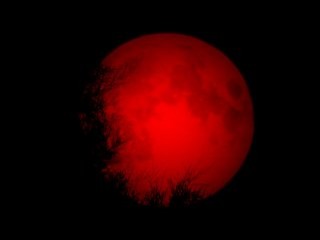 Kanlı Ay Tutulması günü